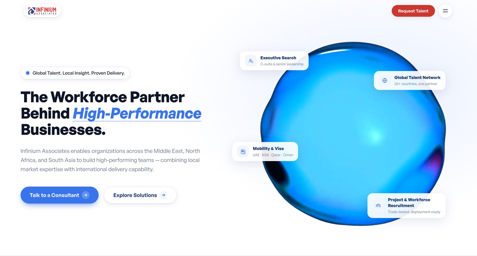 Infinium Associates website